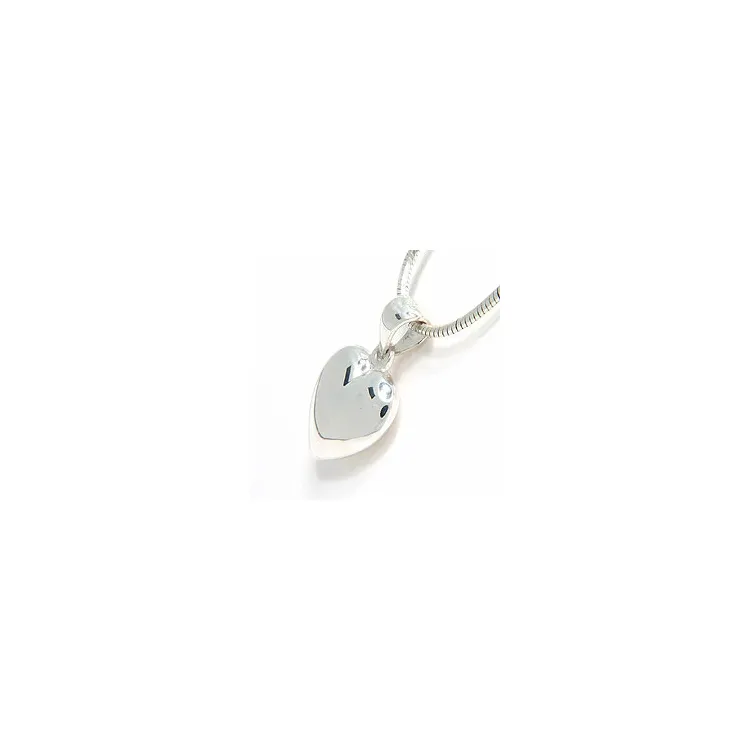 20 x 16 mm sydänriipus hopeaa
