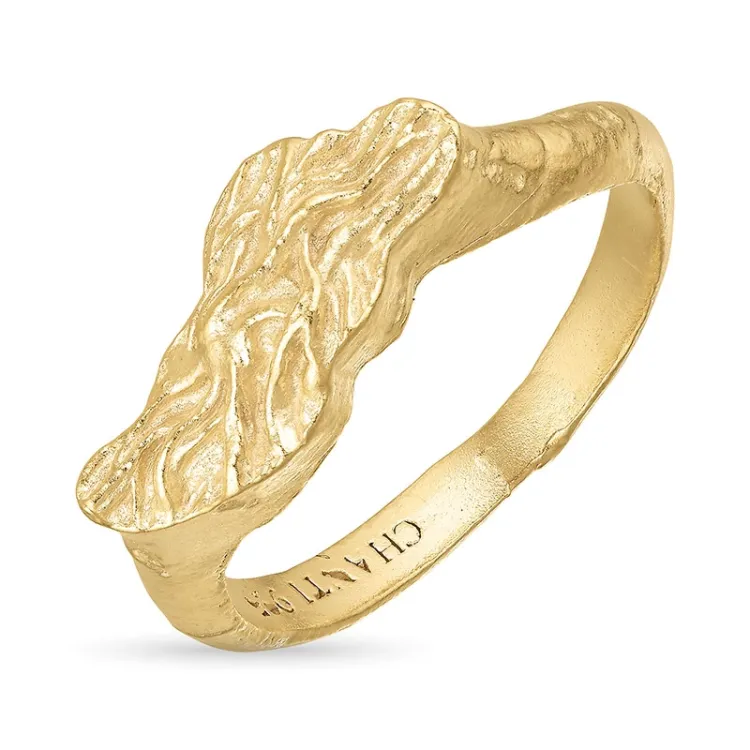 sormus kullattua hopeaa - Lumé Etched