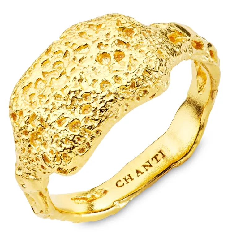 sormus kullattu messinki - Eliné