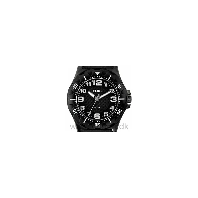 musta Club time lastenkello A65178SS5A