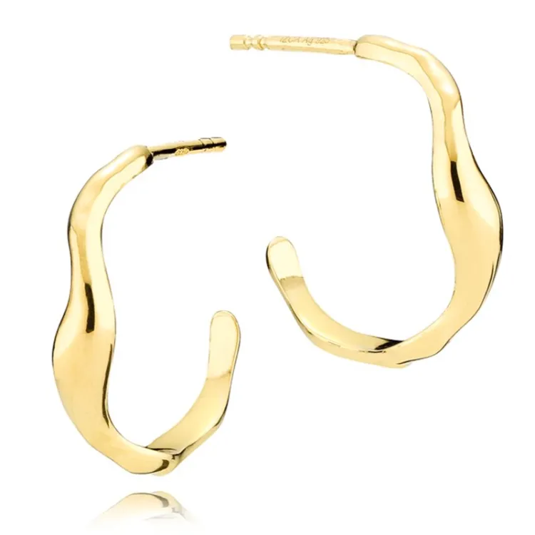 20 mm Izabel Camille Nori rengas kullattua hopeaa