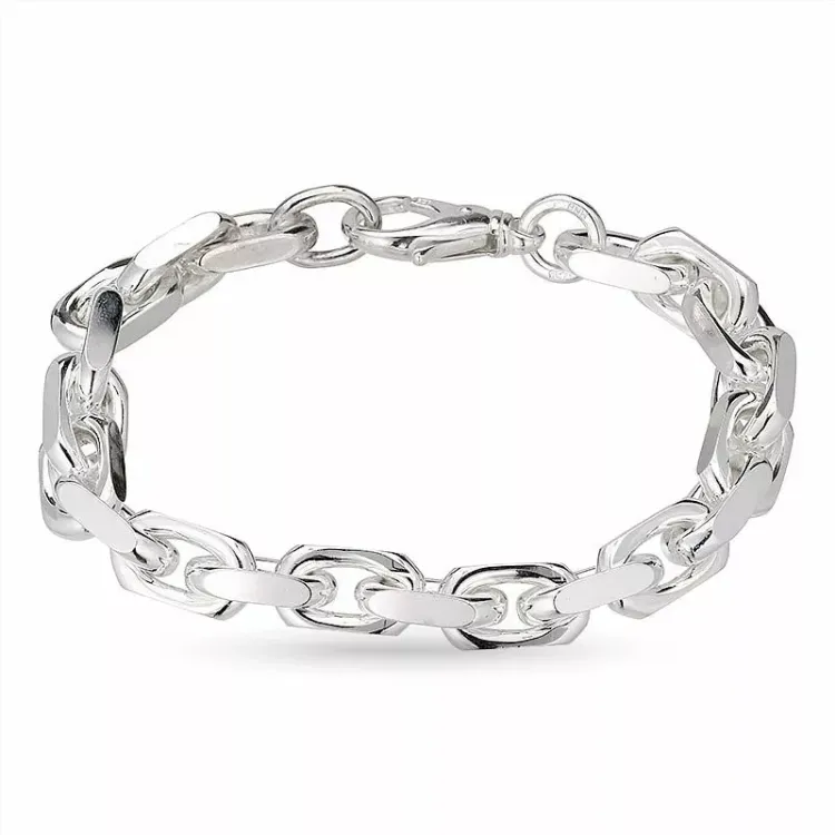 näytepakkaukset BNH Anker facet armbånd hopeaa 21 cm x 9,0 mm
