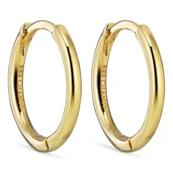 14 mm rengas  kullattu hopea - Lumé Essence