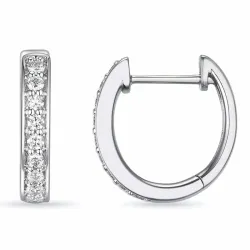 14 mm briljantti rengas 14 karaatin valkokultaa kanssa timantti 