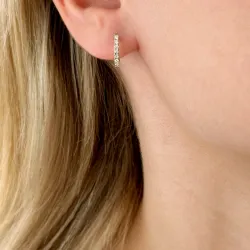 12 mm rengas 14 karaatin kultaa kanssa timantti 