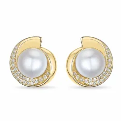 helmi briljanttikorvakorut 14 karaatin kultaa kanssa timantti 