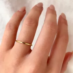 Simple Rings sormus  kullattua hopeaa