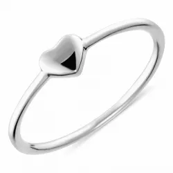 Simple Rings sydän sormus  hopea