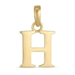 h-kirjain riipus  9 karaatin kultaa - My Letter