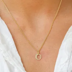 o-kirjain riipus  9 karaatin kultaa - My Letter