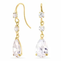 pisara korvarenkaat 9 karaatin kultaa kanssa zirkoni - Gold Collection