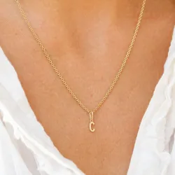 c-kirjain riipus  9 karaatin kultaa - My Letter