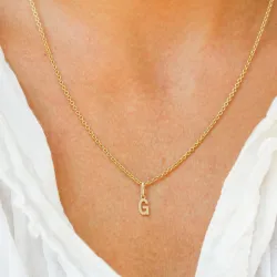 g-kirjain riipus  9 karaatin kultaa - My Letter