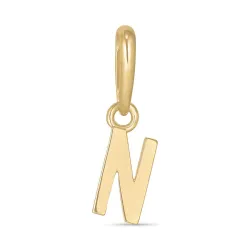 n-kirjain riipus  9 karaatin kultaa - My Letter