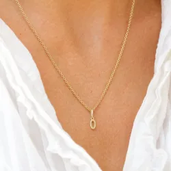 o-kirjain riipus  9 karaatin kultaa - My Letter