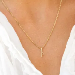 p-kirjain riipus  9 karaatin kultaa - My Letter