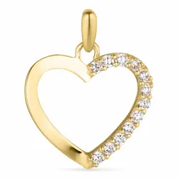 sydän riipus  14 karaatin kultaa - Gold Collection