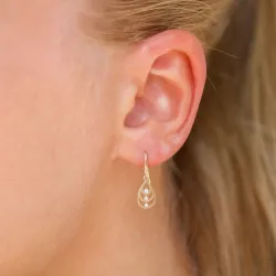 pisara kultakorvakorut 14 karaatin kultaa kanssa zirkoni - Gold Collection