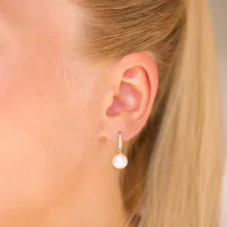 helmi korvarenkaat 14 karaatin kultaa kanssa zirkoni - Gold Collection