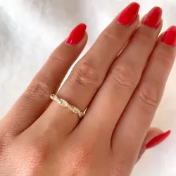 timantti sormus 14 karaatin kultaa 0,25 ct