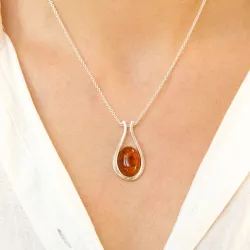 pisara meripihka riipus  hopeaa