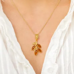 meripihka riipus  kullattua hopeaa