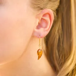 meripihka korvarenkaat  kullattu hopea