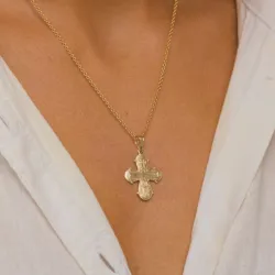 18 x 30 mm dagmarristi  8 karaatin kultaa - Amoré