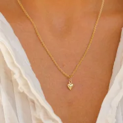 6 mm sydän kultaa riipus  14 karaatin kultaa - Amoré