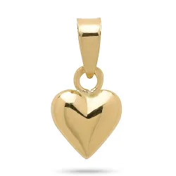 7 X 9 MM sydän riipus  14 karaatin kultaa - Amoré