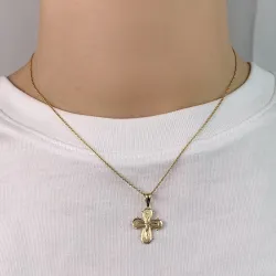 15 x 25 mm dagmarristi  8 karaatin kultaa - Amoré