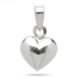 9 x 11 mm sydän riipus  hopeaa - Amoré