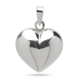 14,5 x 16 mm sydän riipus  hopeaa - Amoré