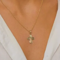 15 x 25 mm dagmarristi  14 karaatin kultaa - Amoré