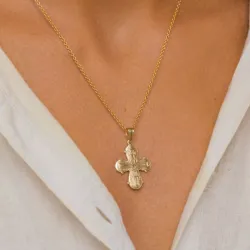 18 x 30 mm dagmarristi  14 karaatin kultaa - Amoré