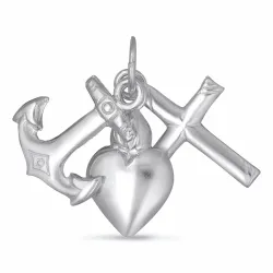 Usko-toivo-rakkaus riipus  hopeaa - Amoré