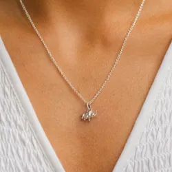 pieni norsu riipus  hopeaa - Little Ones