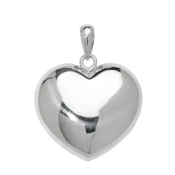 25 x 26 mm sydän riipus  hopeaa - Amoré