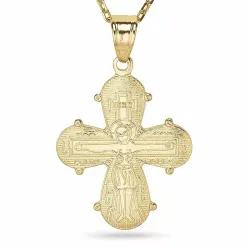 dagmarristi kaulaketju kullattua hopeaa riipus 8 karaatin kultaa - Amoré