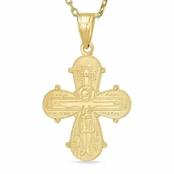 dagmarristi kaulaketju kullattua hopeaa riipus 8 karaatin kultaa - Amoré