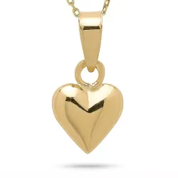 sydän kaulaketju kullattua hopeaa riipus 14 karaatin kultaa - Amoré