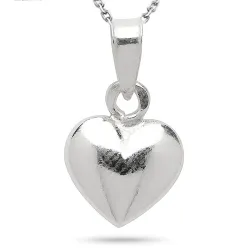 9 x 11 mm sydän kaulaketju hopeaa riipus hopea - Amoré