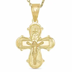 dagmarristi kaulaketju kullattua hopeaa riipus 8 karaatin kultaa - Amoré