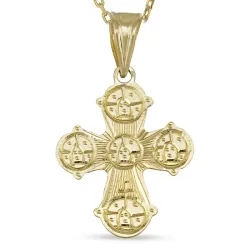 dagmarristi kaulaketju kullattua hopeaa riipus 8 karaatin kultaa - Amoré