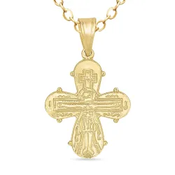 dagmarristi kaulaketju kullattua hopeaa riipus 8 karaatin kultaa - Amoré