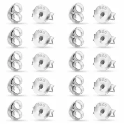 10 paria perhonen  hopea