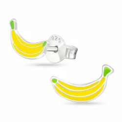 banaan keltainen korvarenkaat  hopea - Little Ones