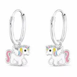 12 mm hevosia rengas  hopeaa - Little Ones