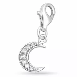 Kuu zirkoni charms  hopeaa