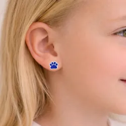 tassu kristalli nappikorvakorut  hopea - Little Ones